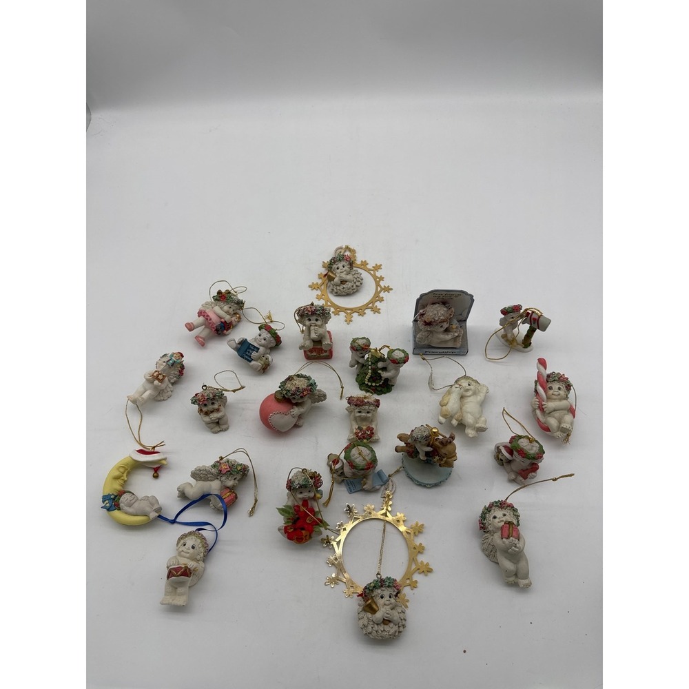 Dreamsicles Cherub Angel Christmas Holiday Ornaments Lot of 20‎